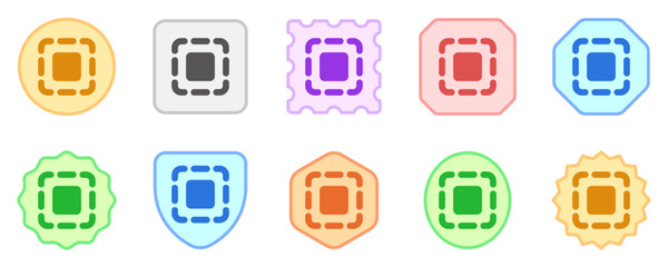 Fototapeta premium Editable vector scan select none icon. Part of a big icon set family. Perfect for web and app interfaces, presentations, infographics, etc