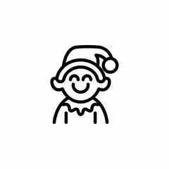 clown comedian icon sign vector