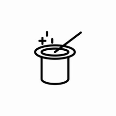 hat trick icon sign vector