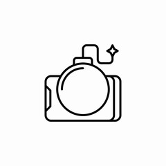mobile bomb icon sign vector