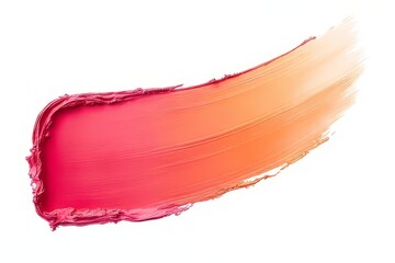 Fototapeta premium Vibrant Lipstick Swatch in Pink and Peach Tones