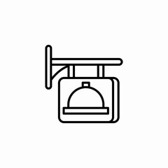 Fototapeta premium restaurant signage icon sign vector
