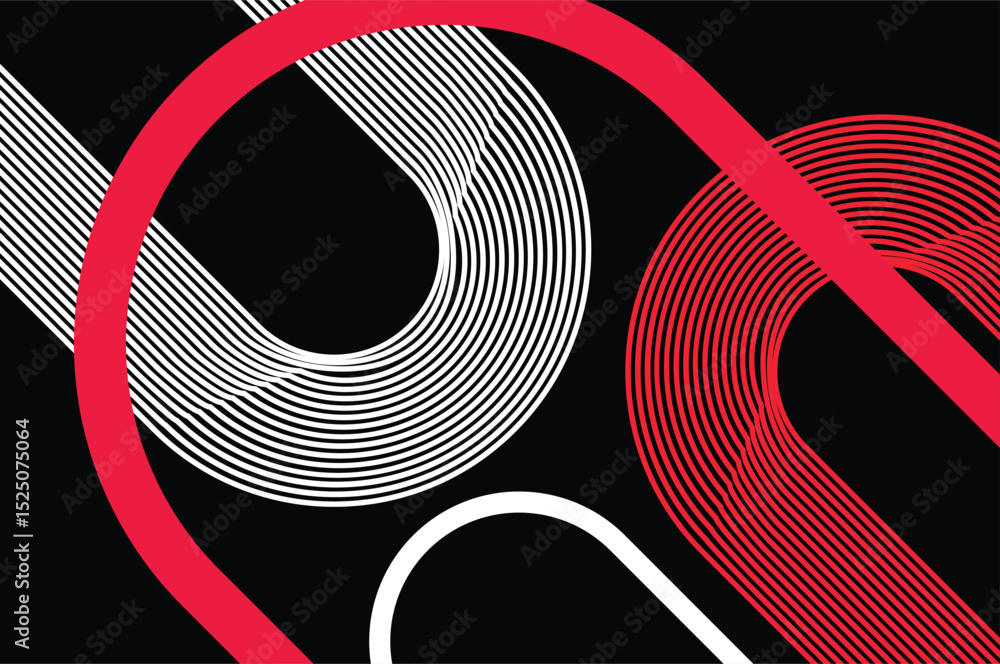 Poster abstract geometric background with diagonal lines and shapes. vector illustration
