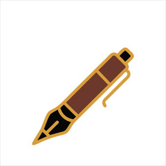 vector illustration of a pen