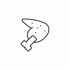 chicken wing icon sign vector