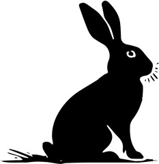 vector illustration of a rabbit