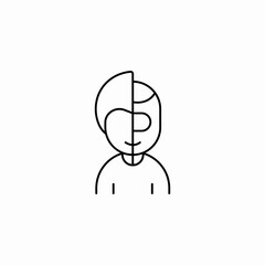 human ai icon sign vector