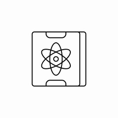 quantum computing icon sign vector