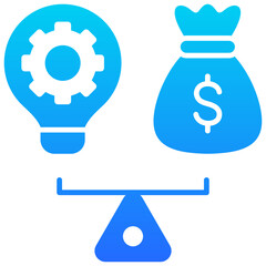 Break Even Point Icon