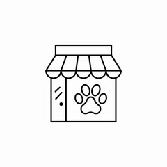 pet shop icon sign vector