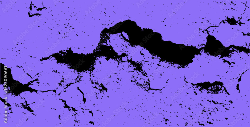 Poster abstract expression of texture with purple and black colors in a contemporary style