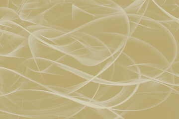 Abstract background with curved lines in white on a beige background.