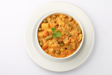 Vegetable Kurma / Sabji, South Indian curry 