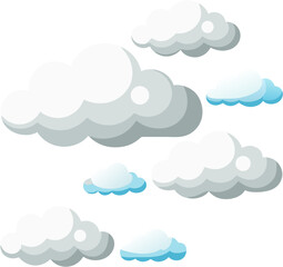 blue sky with clouds