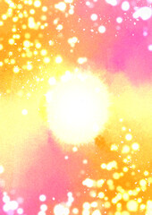 イラスト素材 カラフルで美しい水彩風背景素材