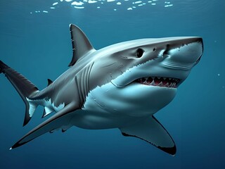 泳ぐ鮫[GenerativeAI]