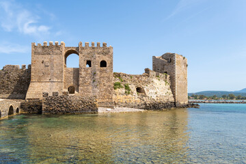 greece peloponnese peninsula methoni castle various photos