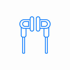 earplugs earpiece icon sign vector