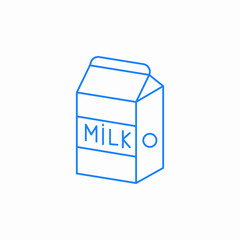 milk package icon sign vector