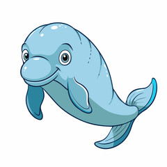 fish, cartoon, animal, dolphin, sea, water, ocean, vector, whale, illustration, cute, nature, marine, aquatic, mammal, underwater, art, swimming, shark, life, wave, fun, icon, blue, design