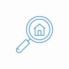 search house icon sign vector