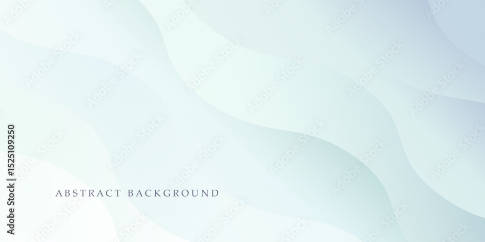 Poster soft neutral abstract wave background. smooth wavy shapes - light digital print. modern minimal vect