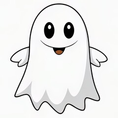 Obraz premium funny cartoon ghost