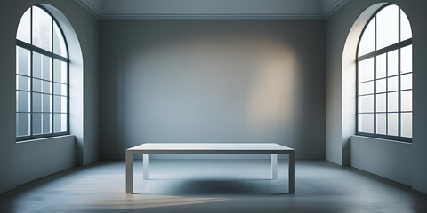 empty room with window