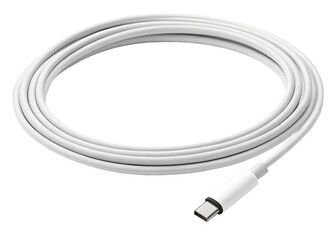 Low-Voltage Cable isolated on white background