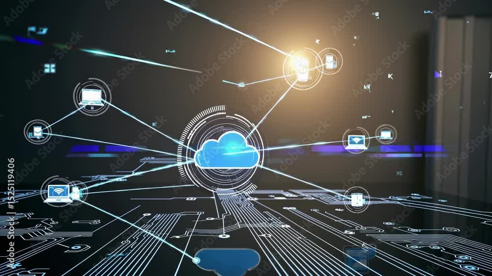 Poster Exploring cloud technology's impact on data management and connectivity