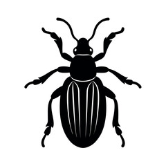 Botfly Insect Silhouette Vector Illustration
