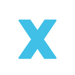 Obraz premium Letter X