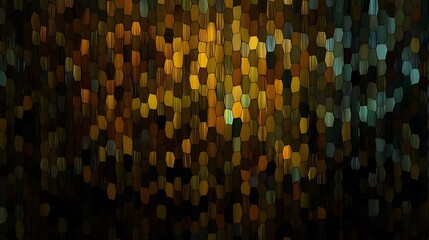 Abstract mosaic pattern of warm colors