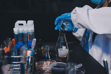 scientist working at the laboratory
