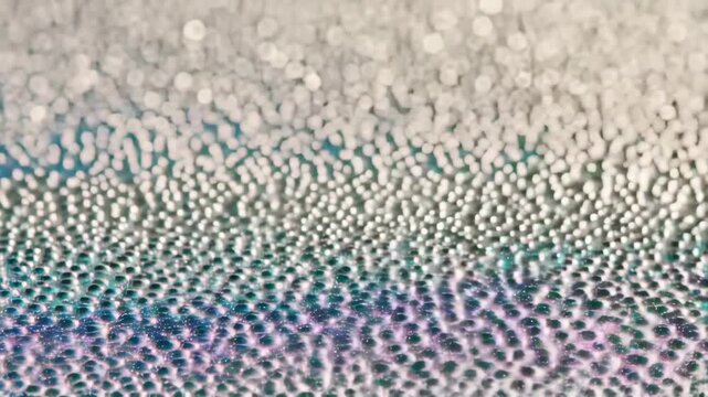 Mesmerizing gradient movement in abstract sequin pattern with subtle color shift