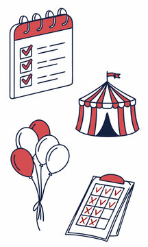 Planning a Successful Event Checklist, Tent, Balloons, and More