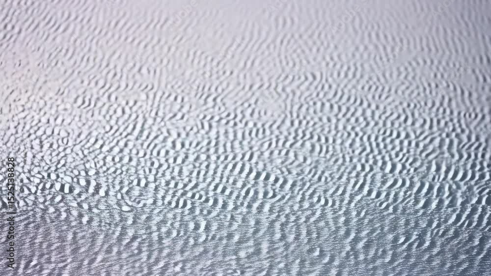 Poster rippling water surface pattern with sunlight reflection creating tranquil waves