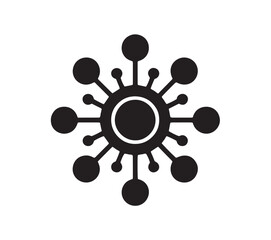 Set of AI icons. Artificial intelligence Vector illustration Web Icon Collection vector black logo white background