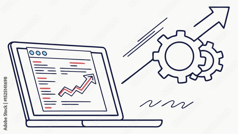 Aufkleber boosting business growth strategic planning and optimization with data analytics