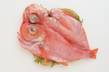 日本の食べ物｜金目鯛の開き(冷凍)・俯瞰