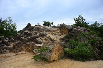 六甲山　風吹岩