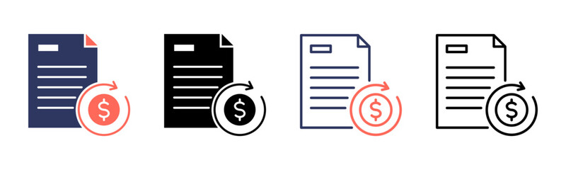 Roi icon sheet multiple style collection