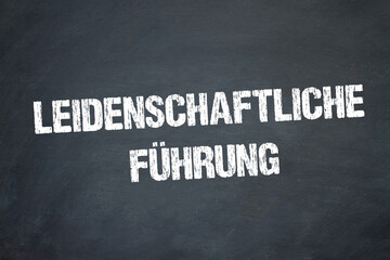 Obraz premium Leidenschaftliche Führung