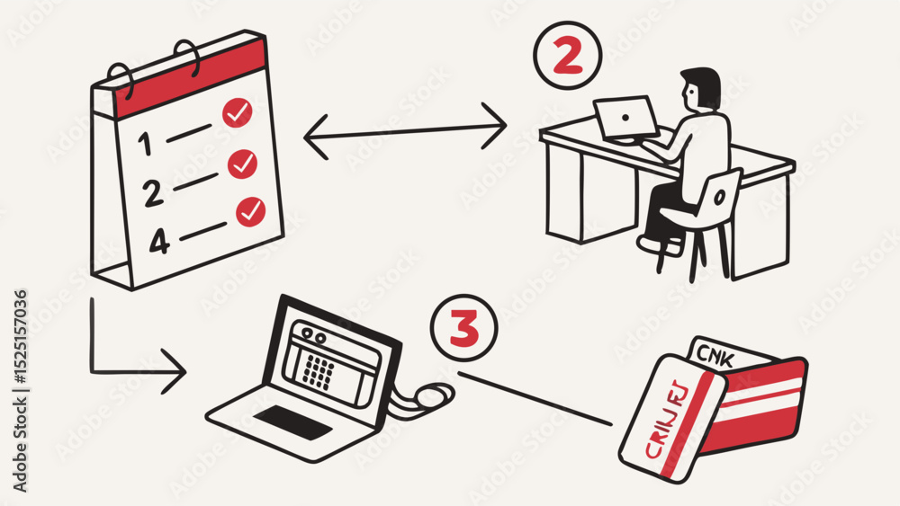 Poster streamlined online payment process a simple guide to digital transactions