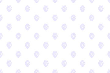 苺ドットパターン紫