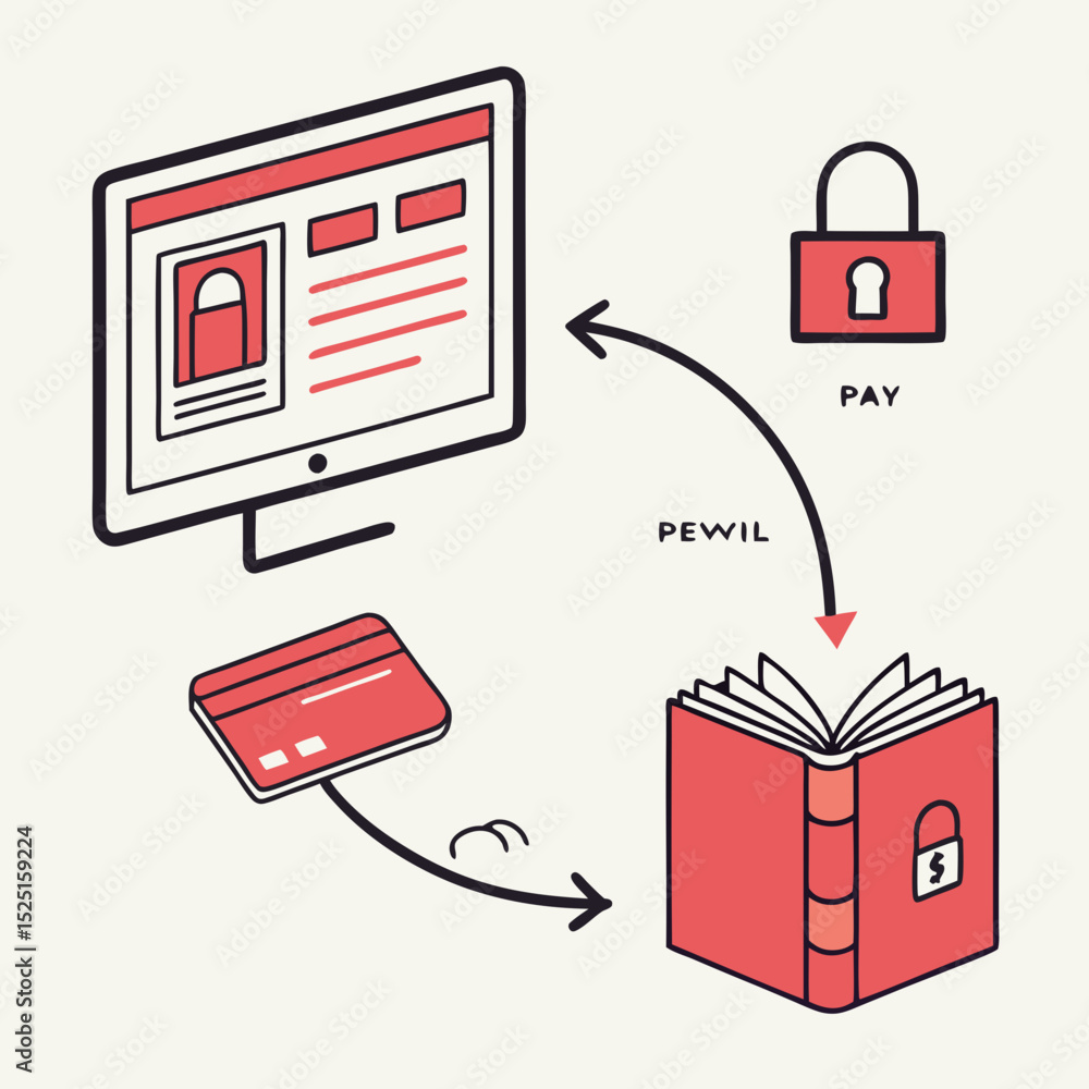 Poster secure online ebook purchase a simple guide to safe digital reading