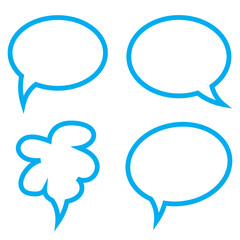 Set of vector speech bubble frame. Retro color special offer design elements collection. text box and message icon collection on a white background. vector illustration.