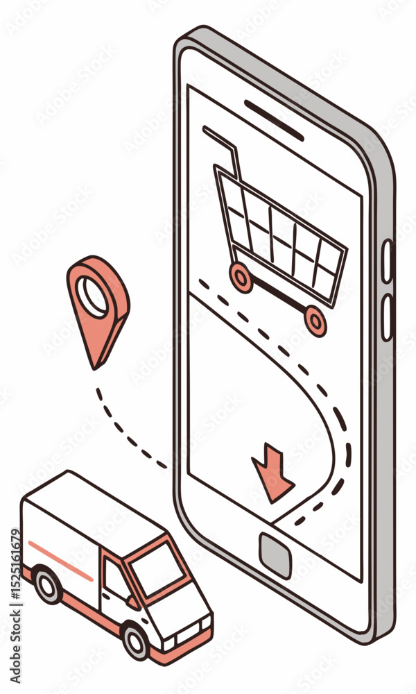 Poster mobile app for tracking orders real-time delivery updates and location tracking