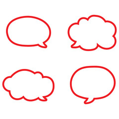 Comic burst, speech bubble, and text box silhouettes in vector style. essential graphic elements set for comic design, pop art, dialog highlights, and creative retro style storytelling