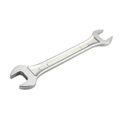 Metal wrench isolated on transparent background